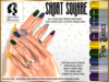 Second Life Marketplace - [GI NAILS] Short Square - Basics Set - Prin